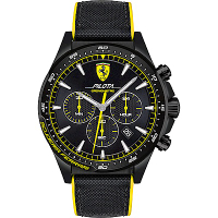 Scuderia Ferrari 法拉利 Pilota 賽車手計時錶(FA0830622)