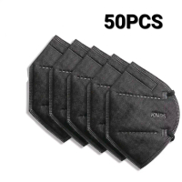 Masker KN95 5Ply Embos GB2636 Hitam 50Pcs