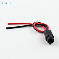 FSYLX T5 socket bulb holder adapter 1.2W T5 Car LED interior Dashboard instrument light LED T5 socket extension cable harness