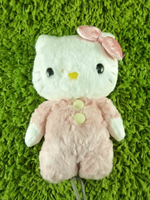 【震撼精品百貨】Hello Kitty 凱蒂貓 KITTY絨毛娃娃-超軟粉毛造型 震撼日式精品百貨
