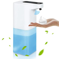 400Ml Automatic Soap Dispenser,Contactfree Foaming Soap Dispenser, Infrared Sensor Hand Soap Dispenser