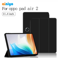 For OPPO Pad Air 2 11.4 inch Case TPU Soft PU Leather Stand Back Case for OPPO Pad Air2 Tablet Protective Cover