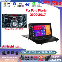 Car Radio for Ford Fiesta 2009-2017 Android Multimedia Auto Stereo Carplay touch screen Navigation GPS Video Player No 2 Din