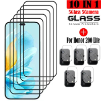 Full Cover Full Glue Tempered Glass For Honor 200 Lite Screen Protector Glass For Honor 200 Lite Camera Film