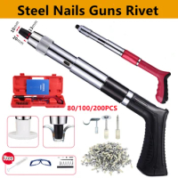 Steel Nails Guns Rivet Concrete Steel Wall Anchor Wire Slotting Device Tufting Gun Decoration Rivet Gun
