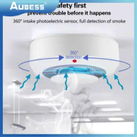 Tuya Wifi Smoke Detector Sensor 90DB Alarm Fire Smart Smoke Detector Wifi Fire Protection Home Security Alarm Smart Life Alice