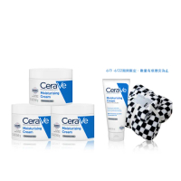 【CeraVe 適樂膚】momo VIP專屬★長效潤澤修護霜 340g 團購隱藏優惠組(臉部身體乳霜)