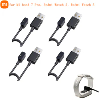 Original Xiaomi Bracelet Charger Small Square Head Magnetic Suction Charging Wire for Mi band 7 Pro，Redmi Watch 2，Redmi Watch 3