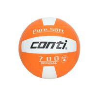 CONTI 4號超軟橡膠排球-雙色系列(4號球 運動 訓練「V700-4-W0」≡排汗專家≡