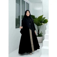 LC - Promo Gamis Syari Kanaya Set Hijab Wanita Dewasa Jumbo M L XL XXL Terbaru Busui Frendly XL Hita