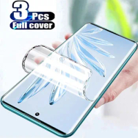 3PCS Full Cover Hydrogel Film For Huawei Honor 9X Lite 9A 9C 9S 8S 7S Screen Protector on For Honor 8X 8A 8C 7X 7C 7A Play Film
