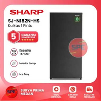 KULKAS 1 PINTU SHARP SJ-N162N-HS / SJ-N182N-HS / SJ-N192N-HS GARANSI RESMI (MEDAN) SJ-N182N-HS = 157