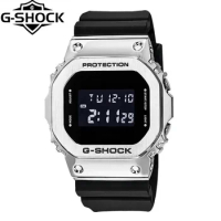 G-SHOCK Watch New GM-5600 Series Student Small Square Electronic Watch Men's Life Waterproof World Clock LED Lighting Watches.
