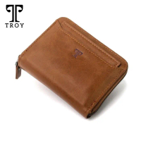 Dompet Pria Wanita Troy Classic Avero Horo Bahan Kulit Pasti Diskon