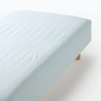 【MUJI 無印良品】棉凹凸織床包/D W140×L198×D30 cm 附鬆緊帶(共4色)