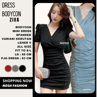 Mini Dress Sexy Lengan pendek Gaya Korea wanita Terbaru - Ziva NOSH