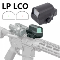 Tactical LP LCO Red Green Dot Sight Holographic Sight Hunting Scopes Reflex Sight Fit Airsoft AR15 AK47 20mm Rail Mount