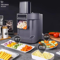 商用切菜機多功能全自動切丁切絲機蔬菜胡蘿卜土豆小型切片機