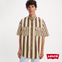 Levi s Skateboarding 滑板系列 男款 雙袋條紋短袖襯衫