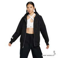 【下殺】Nike 連帽外套 女裝 倒勾 落肩 黑【運動世界】FV7775-010