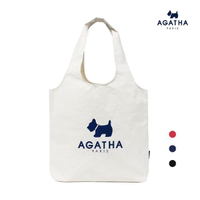 【AGATHA】購物袋造型環保帆布袋 手提包 肩背包(簡約時尚)