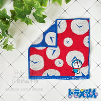 日本直送 D264 哆啦A夢 時光包巾 藝術刺繡 手帕擦手巾 Doraemon 洗臉毛巾 方巾 手巾 Marushin