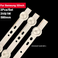 3V TV Backlight Strips For Samsung TV 32inch SVS320AD7-6LED REV.1 LTA320AP33 SVS320AD7 32D1333B 32VLE5304GB 32W1333G 32PFL3107H