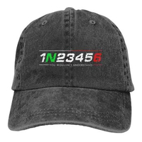 1N23456 Motorcycle Gear Biker Baseball Cap Outfit Classic Distressed Denim Headwear Trucker Hat All Seasons Travel Caps