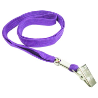 【文具通】無印字 識別證帶 識別帶 掛繩 識別吊式布帶 紫色 E1010025