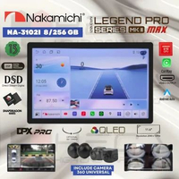 Nakamichi LEGEND PRO MKII MAX 11.6” inch 8/256 GB Head Unit Android NA-3102i Tape Floating MK2 NA310