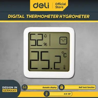 Deli Tools Termometer Digital Thermometer Hygrometer -9.9 50 c EDL336012K