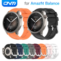 Silicone Strap for Amazfit Balance Replacement Bracelet for Amazfit Balance Strap Wristband Correa Bands Accessories