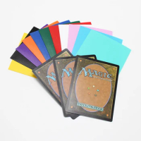 100PCS 66*91mm Penny Color Matte Katana Trading Card Sleeve Holder Tarot Shield Board Games Magical Cover