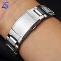 Stainless Steel Watchband for casio g-Shock GST-W300 GST-400G GST-B100 GST-210 S100D/S110D/W110 watches accessories