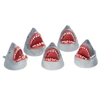 Shark Finger Puppet Set 5pcs Storytelling Animal Puppets Shark Toys Interactive Play Puppets Toys with Stretchable Fun for kids