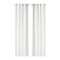 MOALINA 窗簾 2件裝, 白色, 145x250 公分