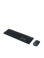 Black - Keyboard and Mouse Wireless Combo เซ็ตคอมโบเมาส์พร้อมคีย์บอร์ดแบบไร้สาย คีย์อังกฤษ