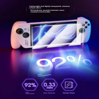 2 đơn vị phụ kiện đồ chơi console cầm tay miếng dán bảo vệ màn hình kính cường lực 9H cho ROG Xbox A