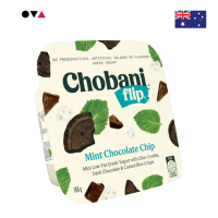 Chobani Flip Greek Yogurt Mint Choc Chip 140g กรีก โยเกิร์ต รสมิ้นท์ จากออสเตรเลีย