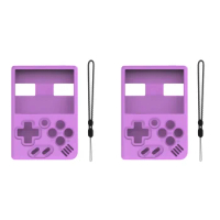 Silicone Protective Cover Shockproof Game Console Cover for MIYOO MINI(Purple)