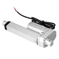 12V 100mm 200mm 300mm 400mm 500mm Aluminum alloy Linear Actuator Stroke IP54 DC Electric Motor Linear Drive 1500N