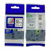 pt-1280 18R標簽機色帶TZ-FX231白底黑字TZe-FX231線纜標簽紙12mm