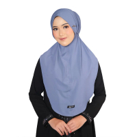 Bergo Sakina Jilbab Instan Jersey Nonpet Tali Muslim Nyaman Kerudung Khimar