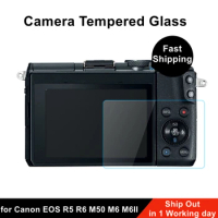 R5 R6 R5C R7 R8 R50 Original 9H Camera Tempered Glass LCD Screen Protector for Canon EOS R5 R6 M50 M6 M6II Camera