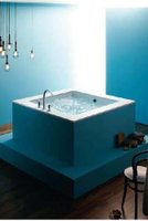【麗室衛浴】美國 KOHLER Underscore K-98862T-0正方形崁入式浴缸