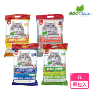 ECO 艾可 豆腐貓砂7L-原味/綠茶/玉米/活性炭(貓砂)