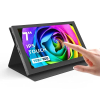 Monitor Portable Touchscreen HDMI 10 Inch 16:9 Layar Raspberry Laptop Resolusi Full HD 1024x600 Ring