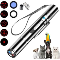 LED light torch Laser pointer cat teaser Cat toy