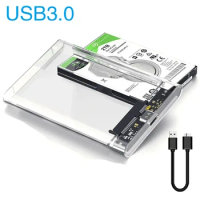 SATA 2.5 inch USB 3.1 3.0 Type C SATA SSD Box HDD Hard Disk Drive External HDD Enclosure Case Tool Free 5 Gbps Support 2TB UASP