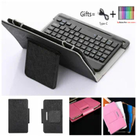 Universal 10.4 inch wireless Bluetooth Keyboard Cover For Samsung Galaxy Tab S6 Lite 10.4 P615 Case PU Leather magnetic Funda